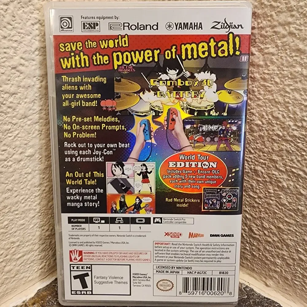 Game - Gal Metal [World Tour Edition] (CIB) - Switch
